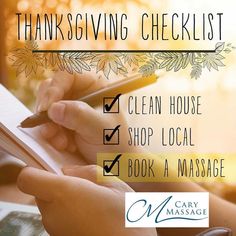 Thanksgiving Massage Self Care Massage Quotes Funny, Thanksgiving Checklist