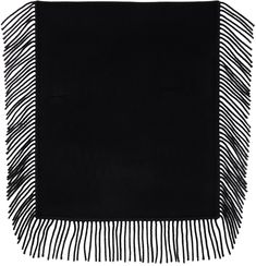 Rectangular brushed knit wool scarf in black. · Fringed ends · Logo patch at back face · L77 x W20 Supplier color: Black Givenchy Scarf, Men Logo, Logo Scarves, Merino Wool Scarf, Fringe Scarf, Black Fringe, Black Scarf, Navy And Brown, Scarf Men