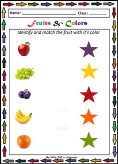 an image of fruits and stars on the page