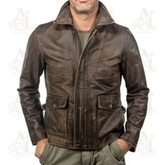 Capture the rugged charm of adventure with our Men's Vintage Harrison Ford Indiana Jones Leather Jacket. Inspired by the iconic style of Indiana Jones, this jacket is crafted from high-quality genuine leather, offering both durability and timeless appeal. The distressed finish adds a touch of authenticity, making it look like it's been on countless adventures. Key Features: Material: Premium genuine leather with a vintage, distressed finish for an authentic look. Design: Classic Indiana Jones-inspired design with a simple, rugged aesthetic. Collar: Shirt-style collar for a traditional, masculine look. Closure: Front zipper closure with a wind flap for added protection. Pockets: Multiple pockets, including chest and waist, for functionality and style. Fit: Comfortable, regular fit that allo Brown Post-apocalyptic Outerwear For Fall, Distressed Fitted Retro Outerwear, Retro Distressed Fitted Outerwear, Retro Fitted Distressed Outerwear, Rugged Fitted Leather Jacket For Outdoor, Fitted Rugged Leather Jacket For Outdoor, Fitted Rugged Distressed Brown Outerwear, Distressed Brown Fitted Rugged Outerwear, Fitted Distressed Brown Outerwear