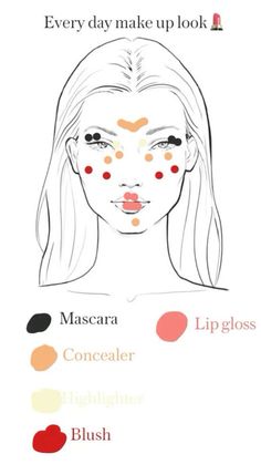 Easy Everyday Makeup Natural Looks, Makeup For Picture Day, Easy Simple Makeup Looks, Make Up Looks Tutorials, Easy School Makeup, Aesthetic Makeup Tutorial, Simple Makeup Ideas, Picture Day Makeup, Makeup Looks Easy