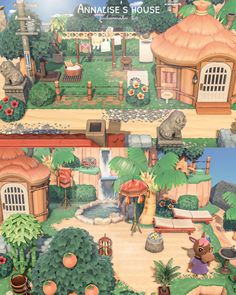 an animal's house is shown in the game animal crossing