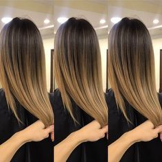 Long Hair Ombre, Balayage Hair Morenas, Honey Hair, Trendy Hair Color