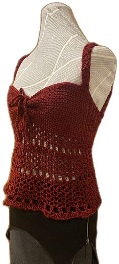 Fitted Sleeveless Crop Top For Beachwear, Red Crop Top For Summer Festivals, Bohemian Red Summer Crop Top, Red Crochet Top For Summer, Fitted Sleeveless Crochet Top For Festival, Red Crochet Top For Summer Vacation, Ren Fair Crochet, Ren Fair, Baby Doll Dress