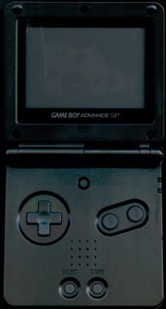 an old nintendo game boy advance is shown