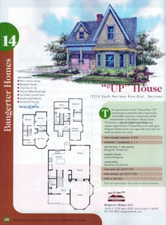 the floor plan for this house is shown