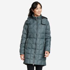 Women's Altamira Down Parka | Eddie Bauer Winter Nylon Parka For Outdoor Activities, Fall Parka With Detachable Hood For Winter Sports, Fitted Parka With Double-lined Hood For Outdoor, Fitted Outdoor Parka With Double-lined Hood, Hooded Nylon Parka For Cold Weather, Fall Nylon Parka For Cold Weather, Waterproof Down Parka For Fall, Fall Nylon Parka With Fleece Lining, Winter Nylon Parka With Double-lined Hood