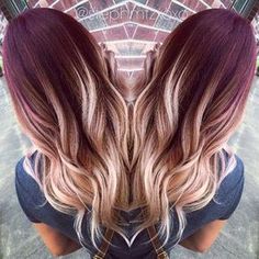 Hair Color Red Ombre, Orange Shades, Blond Balayage, Winter Hair Color