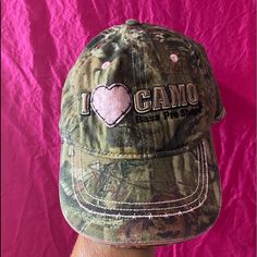 Nwot Adorable Youth Bass Pro Shops I Love Camo Hat! Velcro Adjustable. Camouflage And Pink. 0065 Camo Outfit, Team Meeting, Camo Hat, Camo And Pink, Hi Fashion, Camo Outfits, Camo Hats, Chappell Roan, High Ponytail