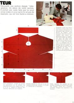 an article in the magazine shows how to make a paper model with scissors and tape