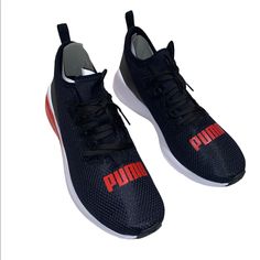 Brand New Puma Cell Vive Bright Size 10 M Puma High-top Synthetic Running Shoes, Puma High-top Running Shoes, Puma Lace-up Running Shoes, Puma Logo High-top Running Shoes, Casual Puma Running Shoes For Jogging, High-top Puma Running Shoes, Shoes Puma, Puma White, Puma Shoes