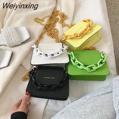 Shipping: Worldwide Express Shipping AvailableDelivery time: 🚚7-15Days Fast ShippingReturns: Fast refund,💯100% Money Back Guarantee.Brand Name: BOHAOLLGHandbags Type: Shoulder BagsTypes of bags: Handbags & Crossbody bagsMain Material: TPULining Material: PolyesterShape: SquarePlace Of Origin: HE BEI ProvinceOrigin: Mainland ChinaHardness: HARDPattern Type: SolidDecoration: ChainsExterior: Flap PocketOccasion: VersatileClosure Type: HaspGender: WOMENStyle: FashionNumber of Handles/Straps: two Chain Size Chart, Trend Bags, Dress Designs For Stitching, Girls Messenger Bag, Handbags Fashion, Girls Handbags, Small Clutch, Girly Accessories, Leather Pattern