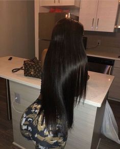 Hair Laid, Long Hair Girl, Hair Weave, Grunge Hair, Shiny Hair, Long Black