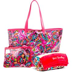 Vera Bradley Beach Bundle Set. Includes Clear Vinyl Tote With Faux Leather Straps, Beach Towel, And Zip Up Clutch. New Without Tags. Open To Offers!! Casual Pink Beach Bag For The Weekend, Casual Pink Beach Bag For Weekend, Pink Beach Bag For Vacation, Pink Beach Bag For Spring Travel, Pink Summer Beach Bag For Vacation, Summer Pink Beach Bag For Vacation, Casual Pink Beach Bag For Vacation, Floral Color, Clear Vinyl