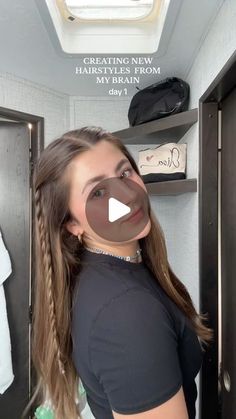 Eliza Myers on Instagram: "I love it 🫶🏼 #hairstyle #halfuphalfdown #braidedhairstyle #cutehairstyles #hairinspo #hairstyletutorial" Intricate Hairstyles, Long Braided Hairstyles, Hair Upstyles, Half Up Half Down, Fabulous Fashion, 2 On, I Love It