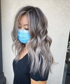 Grey Hair Balayage, Ashy Babylights, Fall Blonde Hair, Cute Hair Colors, Hair Color Light Brown, Blending Gray Hair