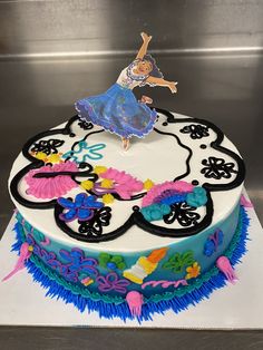 7th Birthday Party For Girls, Encanto Cakes, Cream Birthday Cake, Ice Cream Birthday Cake, 5th Birthday Cake, Birthday Sheet Cakes, Disney Frozen Birthday, 4th Birthday Cakes, Disney Encanto