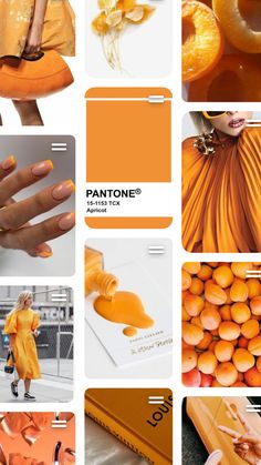 Apricot Outfit Aesthetic, Pantone 2024 Apricot Crush, Apricot Crush Fashion, Apricot Crush Outfit, Apricot Crush Pantone, Fashion Trending Moodboard 2024, Spring Mood Board Fashion, Ss24 Color Trend, Trending Gel Nails