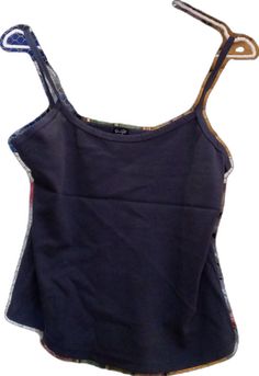 Navy Stretch Tank Top, Fitted Navy Tank Top For Spring, Casual Blue Camisole Tank Top, Blue Casual Tops With Tank Straps, Casual Blue Tops With Tank Straps, Casual Blue Tank Top With Tank Straps, Casual Navy Cotton Tank Top, Navy Casual Cotton Tank Top, Blue Cotton Cami Tank Top