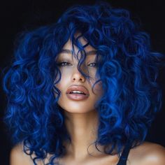 20 Awesome Dark Blue Hairstyles to Revitalize Your Look - Hair Guru Blue Hair Highlights, Creative Hair Color, Creative Hair