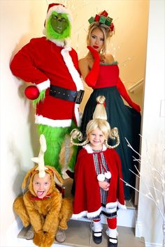 LTK Diy Whoville Costumes, Diy Whoville, Whoville Costumes, Christmas Costumes Diy, Grinch Halloween, Tacky Sweater, Grinch Christmas Party, Whoville Christmas, Grinch Party