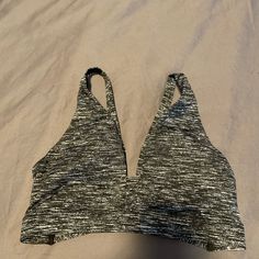 Brand New Victoria Secret Sports Bra, Never Worn. Low In The Front And Super Cute Back. Affordable Victoria's Secret Summer Tank Top, Victoria Secret Sport, Victoria Secret, Gray White, Women's Intimates, Sports Bra, Super Cute, Brand New, Bra