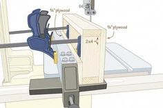 an image of a piece of wood being worked on by a hand sawing machine