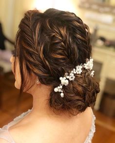 Indian Updo, Hair Pearls, Hairstyles Juda