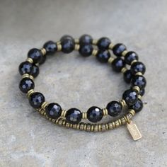 Bracelets - Black Tourmaline Wrist Mala Bracelet Black Tourmaline Jewelry, Women In Africa, Black Tourmaline Bracelet, Aromatherapy Bracelet, Wrist Mala, Support Women, Gems Bracelet, Tourmaline Bracelet, Chakra Jewelry