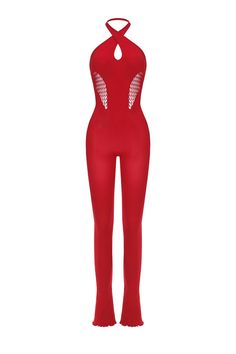 Cystar Jumpsuit - Red – THE KRIPT Washing Labels, Red Jumpsuit, Black Jumpsuit, Best Seller, Cool Outfits, Cut Out, Jumpsuit, Collage, Red