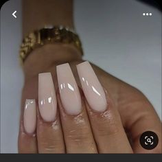 Acrylic Nails Nude, Glamour Nails, Work Nails, Classy Acrylic Nails, Long Acrylic Nails Coffin, Pink Acrylic Nails, Neutral Nails