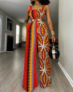 African Print Jumpsuit, Ankara Jumpsuit, Afrikaanse Mode, African Inspired Clothing, Cami Jumpsuit, African Fashion Modern, African Inspired Fashion, Print Jumpsuit, Ankara Dress