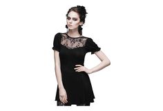 Bella Womens Gothic Shirt Floral Long Tops, Gothic Tops, Gothic Shirts, Punk Dress, Tunic Designs, Womens Fashion Edgy, Estilo Punk, Style Punk, Gothic Dress