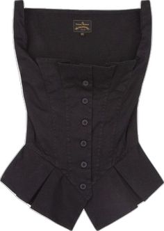 Vivienne Westwood Anglomania, Pleated Shirt, Shirts Black, Grace Kelly, Button Front Shirt, Corsets