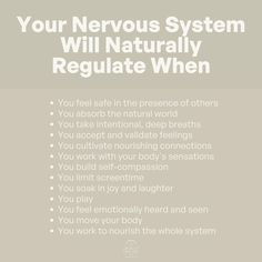 Nervous System Diet, Healthy Nervous System, Feeling Nervous, Yoga Psychology, Cortisol Regulation, Ways To Regulate Your Nervous System, Nervous System Regulation Techniques, Regulated Nervous System, Nervous System Reset