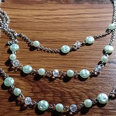 Very Dainty And Pretty Paparazzi Jewelry, Strand Necklace, Necklace Earring Set, Mint Green, Womens Jewelry Necklace, Earring Set, Jewelry Necklaces, Mint, Necklaces