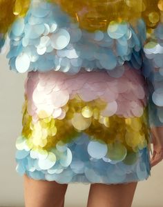 Daylight Disco Skirt – Cynthia Rowley Venus Pisces, Wyatt Flores, Iridescent Skirt, Disco Skirt, Pastel Skirt, Embroidery Skirt, Organza Skirt, Vi Design, Sequin Outfit