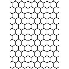 an image of a pattern that looks like hexagonals in black and white