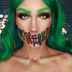 Saint Patricks Day Makeup, Performance Makeup, Mehron Makeup, Rainbow Style, St Patrick's Day Outfit, Rainbow Makeup, Pastel Sky, Glitter Dust, Rainbow Fashion