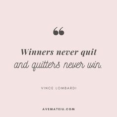 a quote that says winners never quit and guitars never win