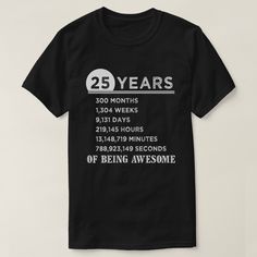 a black t - shirt with the words 66 years printed on it