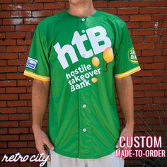 Chick Hicks 'Hostile Takeover Bank' Full-Button Baseball Fan Jersey Bank Logo, Banks Logo, Car Decorations, Custom Baseball Jersey, Disney Movie, Baseball Fan, Custom Jerseys, Disney Cars, Baseball Jersey