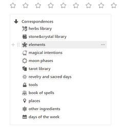 an image of the settings in wordpress that you can use to create your own library