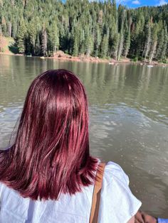 Hair Inspo Dark, Coloured Hair, Color Hair, Girly Photography, Dark Red, Hair Inspo, Hair Makeup, Hair Color, Hairstyles