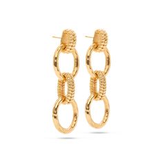 Inspired by its namesake, who knew how to make an entrance (she famously delivered herself to Caesar’s tent rolled in a carpet) this pair of earrings are double the drama and double the impact, while striking the perfect balance of subtle beauty and timeless elegance. Designed for the modern woman with a braided motif in hammered gold reminiscent of Egypt’s beautiful wheat fields, these regal earrings will ensure you’re radiant for everything from garden parties to black tie events. Timeless Brass Earrings, Timeless Brass Drop Earrings, Regal Earrings, French Romance, Black Tie Events, Subtle Beauty, A&b Home, Wheat Fields, Link Earrings