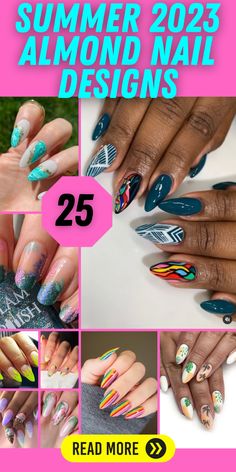 Get your nails ready for summer with the hottest trends of 2024! From vibrant neon shades and tropical designs to pastel hues and chic nail art, find the perfect summer nail ideas to make your manicure pop. Click to explore the best polishes and tools available on Amazon, read reviews, and shop your favorites. Shine bright this summer with stunning nails! 💖 #SummerNails #NailArt #2024Trends 🌸🛍️ Abstract Almond Nails, Nails Sunset, Almond Nail Designs, Shaped Nails, Almond Shape Nails, Polka Dot Nails, Almond Nails Designs, Glamorous Nails