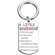 Return Policy Fast Delivery Trusted seller Inspirational Keychain Encouragement Gifts for Women Teen Girls Adults Motivational Gifts for Best Friend Cheer Up Gifts Birthday Christmas Easter Thanksgiving Day Gifts Under 10 Dollars Product Description 【Inspirational Gifts For Women】-Motivational Gifts, A Great Way To Encourage Yourself.This Keychain Is Very Funny And Cute, With Colorful Text,Suitable As A Daily Reminder To Motivate Yourself. 【Encouragement Gifts for Women】-This Inspirational Key Ring Is Suitable For Giving On Any Occasion:Birthday,Christmas,Easter,Graduation,Thanksgiving Day,Stocking Stuffers For Adults And So On. 【Cheer Up Gifts For Women】-Gift For Friend Going Through Hard Time,Keychain Gifts For Sister Women,Girls,Teens,Best Friend,Bestie . 【Material】-Made Of Sturdy Stain Friend Going Through Hard Time, Inspirational Gifts For Women, Stocking Stuffers For Adults, Keychain Gifts, Cheer Up Gifts, 10 Dollars, Encouragement Gifts, Motivational Gifts, Gifts Under 10