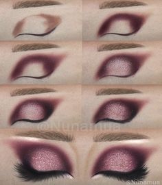 Maroon Hoco Makeup, Simple Burgundy Eyeshadow Looks, Dramatic Makeup Tutorial, Burgundy Eyeshadow Looks Step By Step, Burgundy Eye Makeup Tutorial, Maroon Makeup Looks, Burgundy Eyeshadow Looks