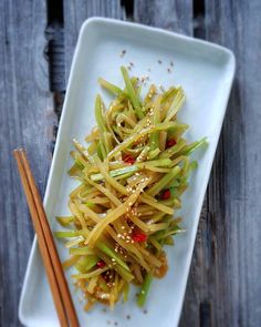 SZECHUAN PICKLE STYLE BROCCOLI STALKS🥢 Pickled Broccoli Stems, Pickled Broccoli, Broccoli Stalk Recipes, Blanching Broccoli, Asian Broccoli, Broccoli Stalk, Pickled Vegetables Recipe, Quick Pickled Cucumbers, Broccoli Stems