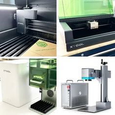 four different views of an x - tool machine and other machines in various stages of development